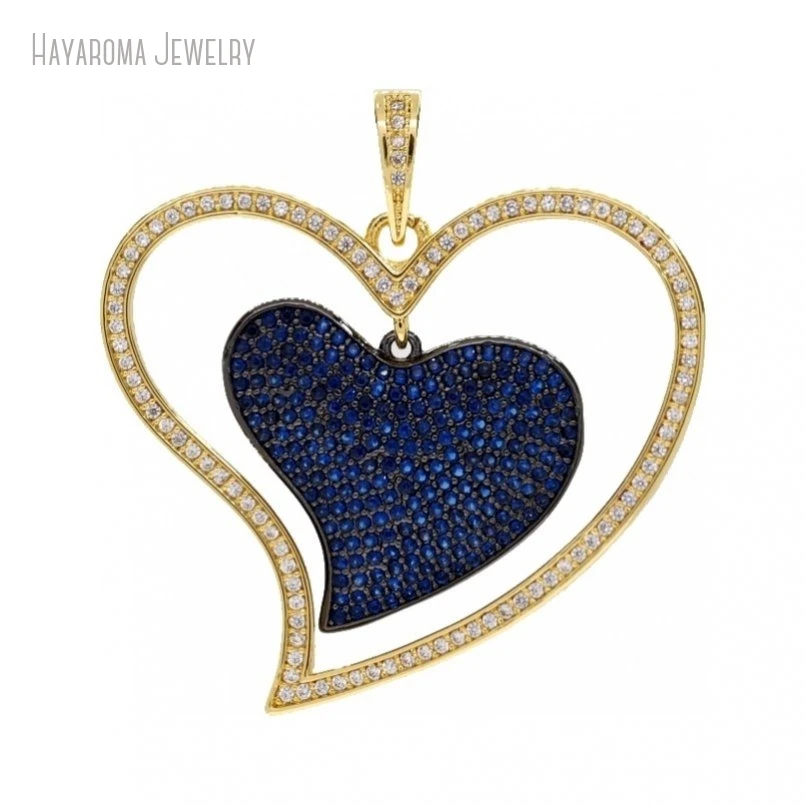 2Pcs Dark Blue Wholesale Copper Metal Cubic Zirconia Gift For Her Jewelry Invisible Setting Gold Color Pendant PM47742
2Pcs Dark Blue Wholesale Copper Metal Cubic Zirconia Gift For Her Jewelry Invisible Setting Gold Color Pendant PM47742
