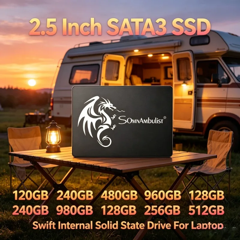 SomnAmbulist Brand 2.5 Inch SATA3 SSD High Speed Performance Exquisite Styling Durable Body Desktop Storage Hardware Update
SomnAmbulist Brand 2.5 Inch SATA3 SSD High Speed Performance Exquisite Styling Durable Body Desktop Storage Hardware Update