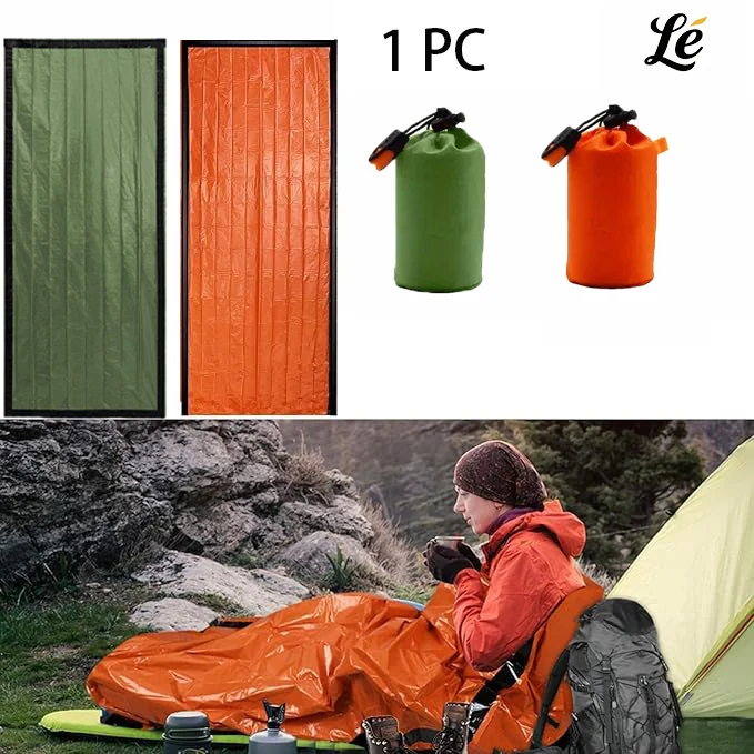 1 PC Emergency Survival Sleeping Bag - Waterproof Lightweight Portable Thermal Sack For Camping Hiking Outdoor Adventures
1 PC Emergency Survival Sleeping Bag - Waterproof Lightweight Portable Thermal Sack For Camping Hiking Outdoor Adventures