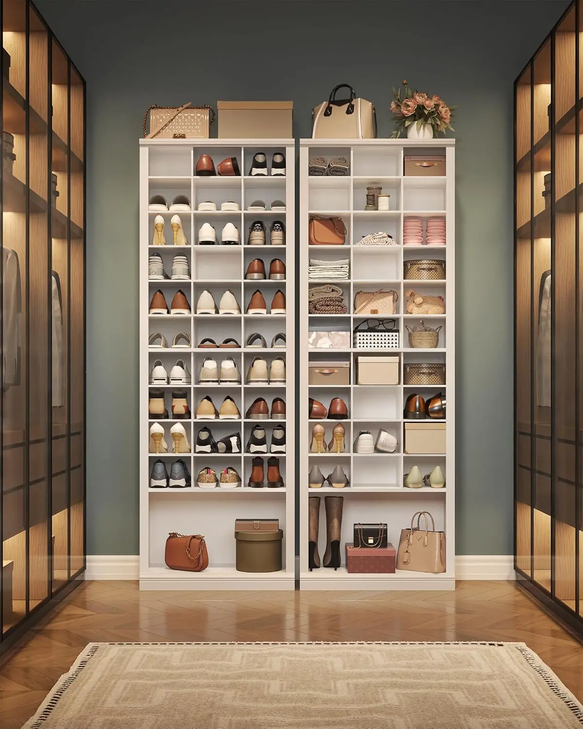 11-Tier Shoe Storage Cabinet,Free Standing Closet Organizers and Storage with 31 Open Cubbie,Space Saving Shoe Rack for Entryway
11-Tier Shoe Storage Cabinet,Free Standing Closet Organizers and Storage with 31 Open Cubbie,Space Saving Shoe Rack for Entryway