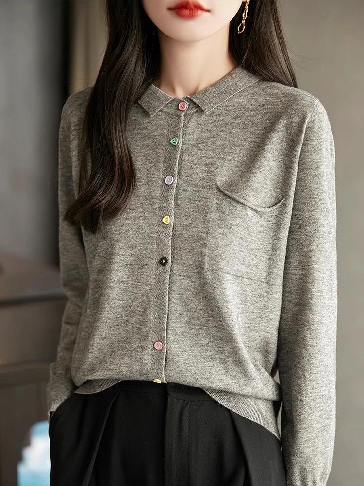 Женский вязаный кардиган PPLO, весна 2024, верхняя одежда для похудения, модная основа, низкий круглый, Ne Long Sve Color
Женский вязаный кардиган PPLO, весна 2024, верхняя одежда для похудения, модная основа, низкий круглый, Ne Long Sve Color