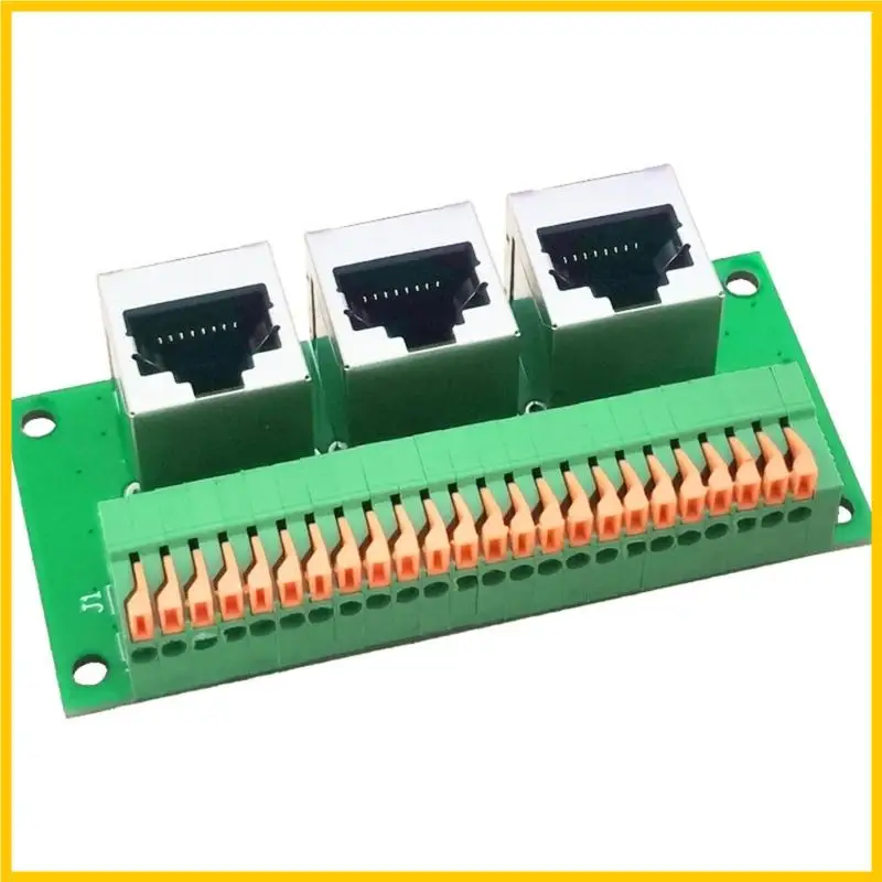 Q1JF Three Ways RJ45 Port Adapter Board RJ45 to 8Pin for Various Networking Devices
Q1JF Three Ways RJ45 Port Adapter Board RJ45 to 8Pin for Various Networking Devices