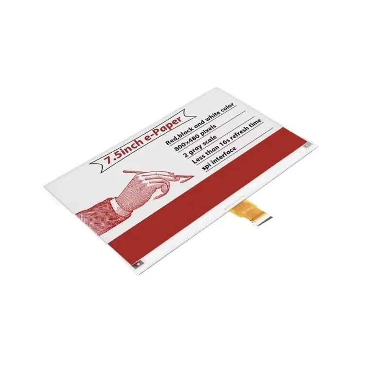 7.5 Inch E-Paper 800x480 Mount Electronic Shelf Labels E Ink Module Eink
7.5 Inch E-Paper 800x480 Mount Electronic Shelf Labels E Ink Module Eink