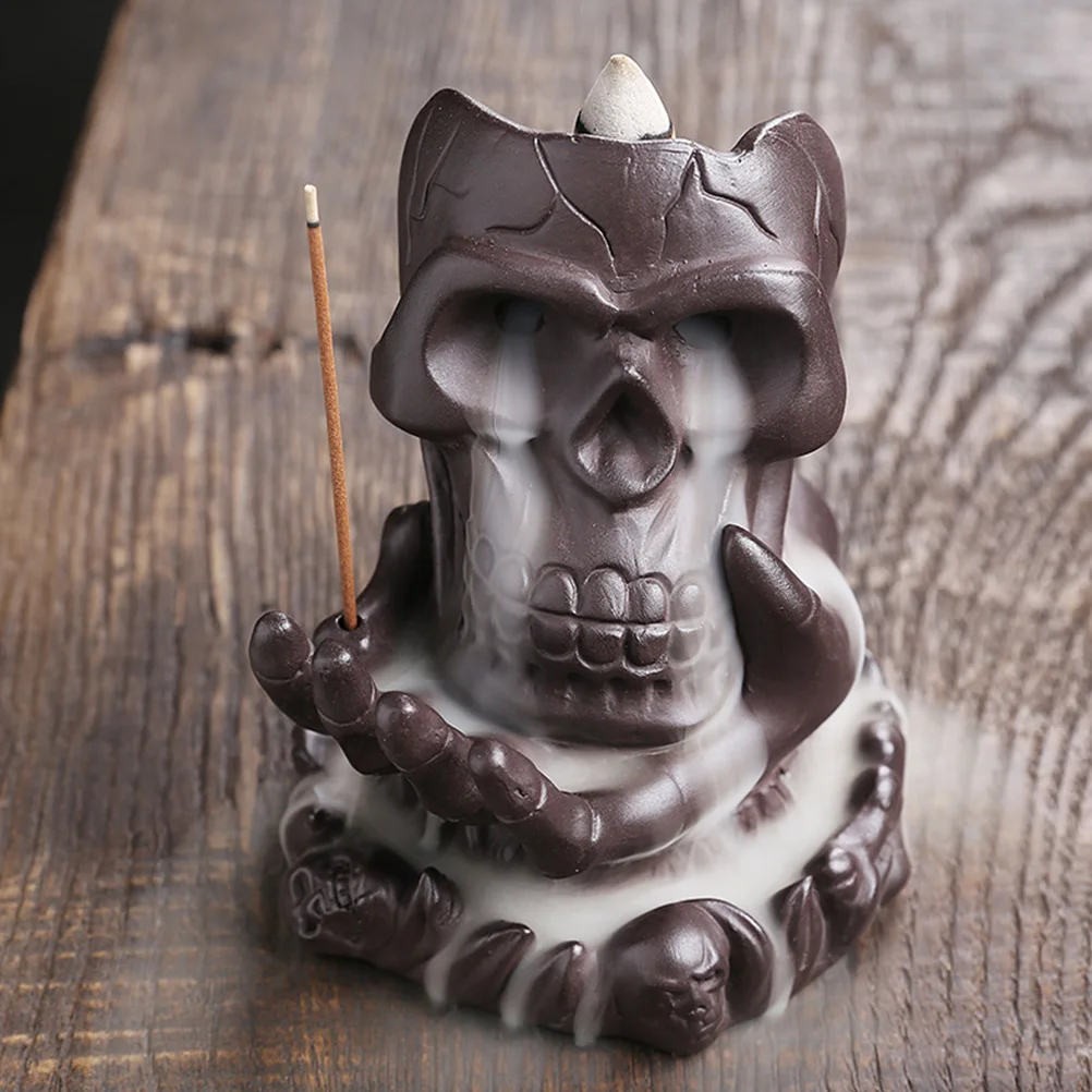Skull Aroma Diffuser Incense Burner Purple Clay Log Accessories Delicate S Censer Home Decor Meditation Stress Relief Relaxation
Skull Aroma Diffuser Incense Burner Purple Clay Log Accessories Delicate S Censer Home Decor Meditation Stress Relief Relaxation
