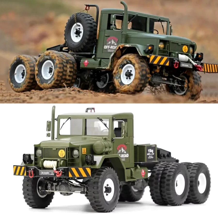 CROSSRC HC10 RC Car 1/12 RC Tractor American Hard Shell Off-road Trailer RTR Electric Simulation Climbing Trailer Model Toy
CROSSRC HC10 RC Car 1/12 RC Tractor American Hard Shell Off-road Trailer RTR Electric Simulation Climbing Trailer Model Toy
