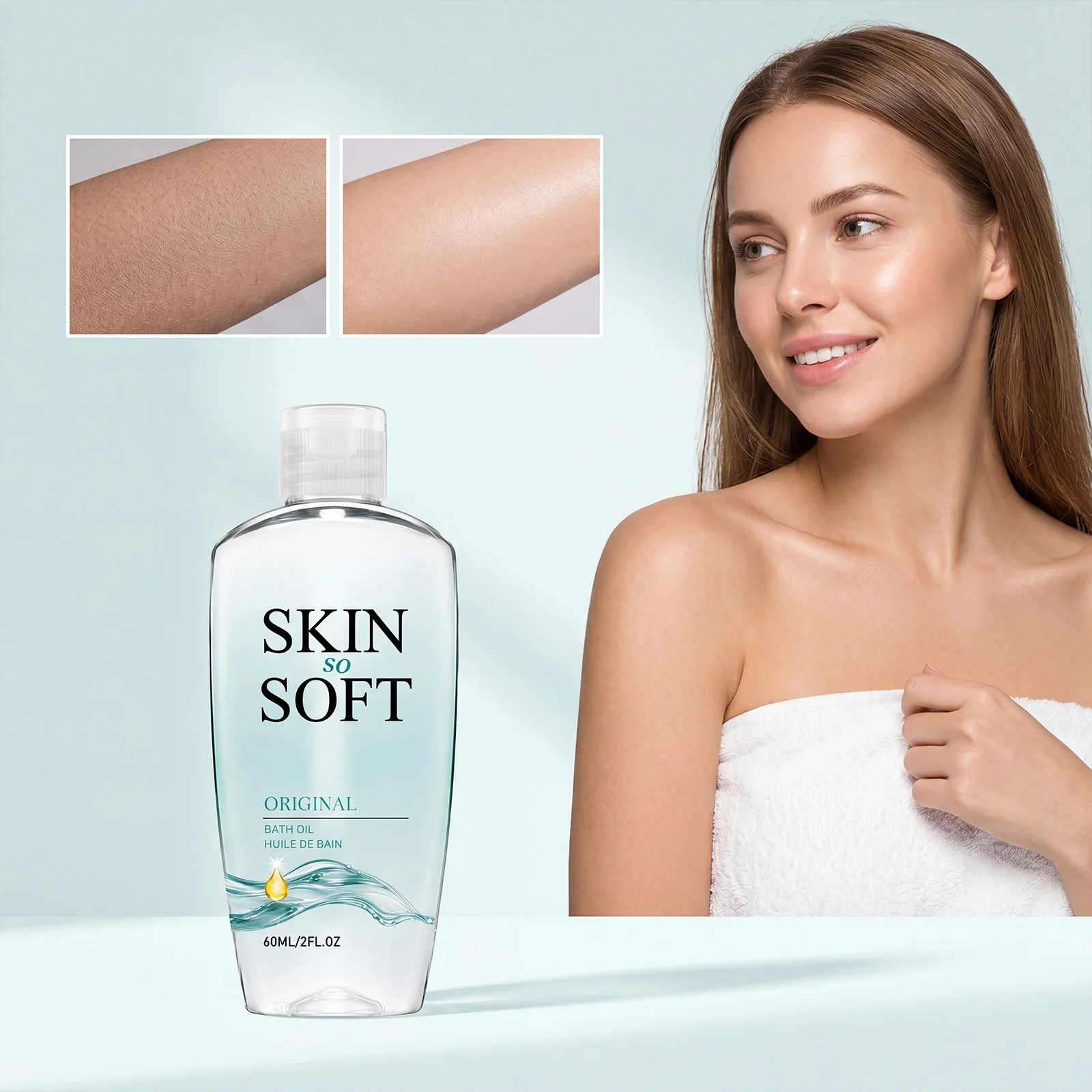 Smooth Soft Skin Bath Oil Lightweight Long Lasting Fragrance Deep Hydration Relieve Post Shower Dry Tightness Reduce Rough Skin
Smooth Soft Skin Bath Oil Lightweight Long Lasting Fragrance Deep Hydration Relieve Post Shower Dry Tightness Reduce Rough Skin