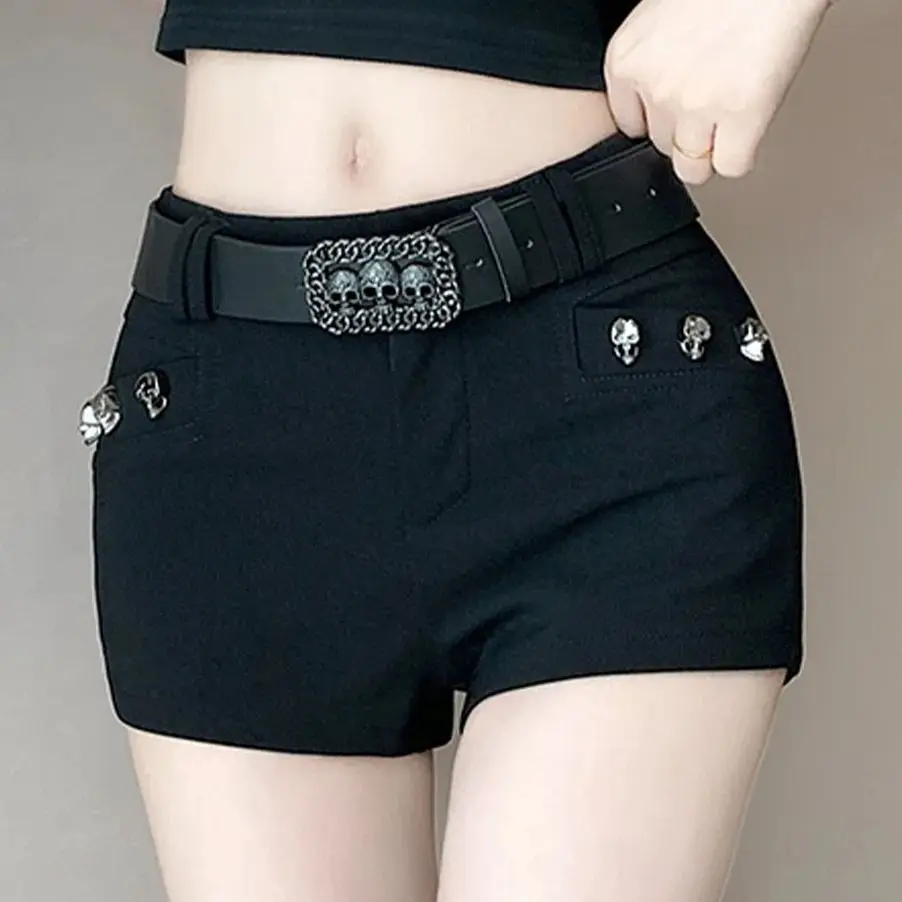 Женские уличные джинсовые шорты Y2K с высокой талией цвета хаки, черные, белые повседневные летние шорты 90-х годов, сексуальная эстетичная одежда в стиле Харадзюку в стиле ретро
Женские уличные джинсовые шорты Y2K с высокой талией цвета хаки, черные, белые повседневные летние шорты 90-х годов, сексуальная эстетичная одежда в стиле Харадзюку в стиле ретро