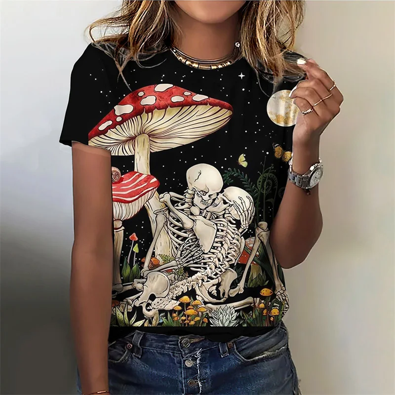 Funny Mushroom T-Shirts Plant Pattern 3D Print Women Casual Short Sleeves O-Neck T Shirt Y2k Harajuku Tees Tops Female Clothing
Funny Mushroom T-Shirts Plant Pattern 3D Print Women Casual Short Sleeves O-Neck T Shirt Y2k Harajuku Tees Tops Female Clothing