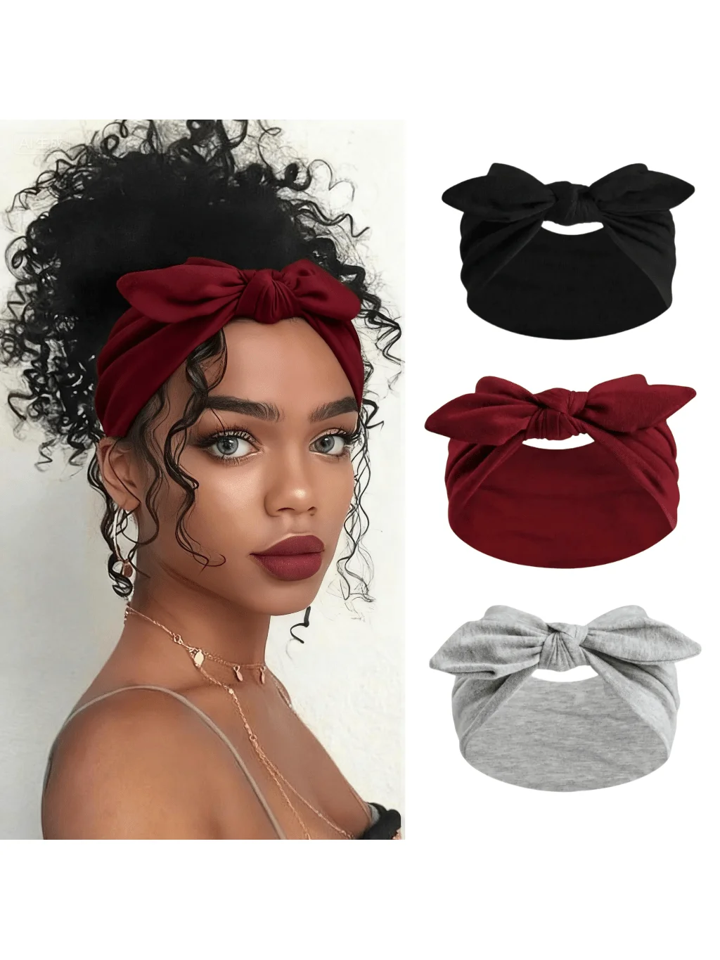 Womens Bow Knot Headbands Boho Style Wide Hair Wraps Solid Color Casual Fashion All Seasons
Womens Bow Knot Headbands Boho Style Wide Hair Wraps Solid Color Casual Fashion All Seasons