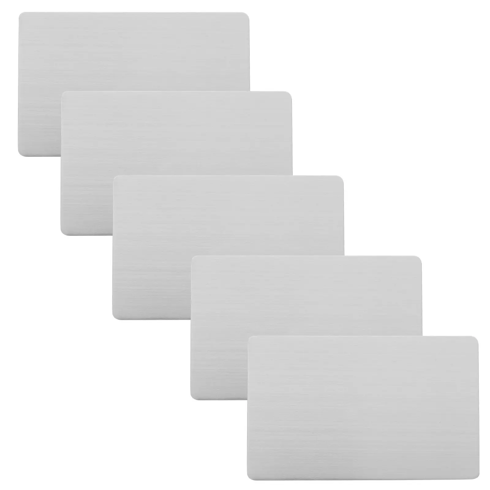 5Pcs Stainless Steel Blank Name Plates for Engraving Desk Name Plate Metal Business Card Blanks Office Employee Id Tags
5Pcs Stainless Steel Blank Name Plates for Engraving Desk Name Plate Metal Business Card Blanks Office Employee Id Tags