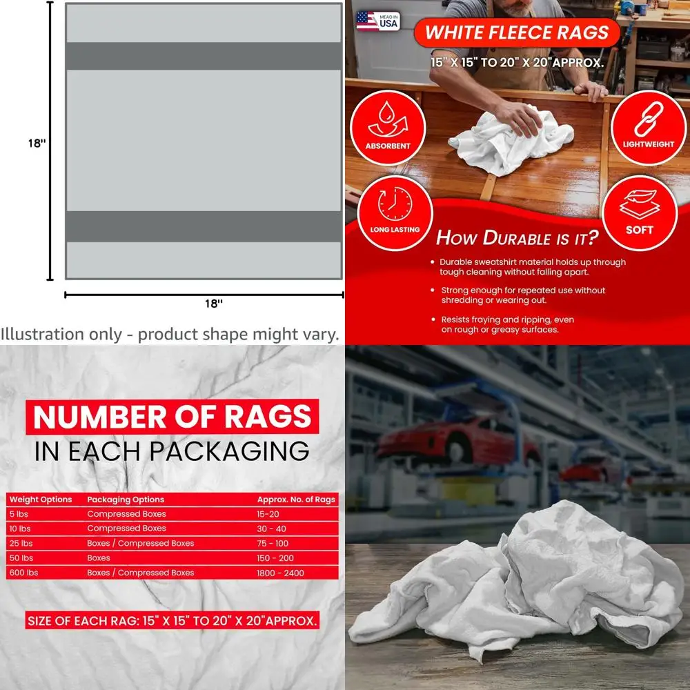 Recycled White leece Rags (600 lbs. Pallet 24x25 lbs Boxes) - Shop Bulk Sweatshirt Cotton Rag in a Box, Cleaning & Polishing Aut
Recycled White leece Rags (600 lbs. Pallet 24x25 lbs Boxes) - Shop Bulk Sweatshirt Cotton Rag in a Box, Cleaning & Polishing Aut