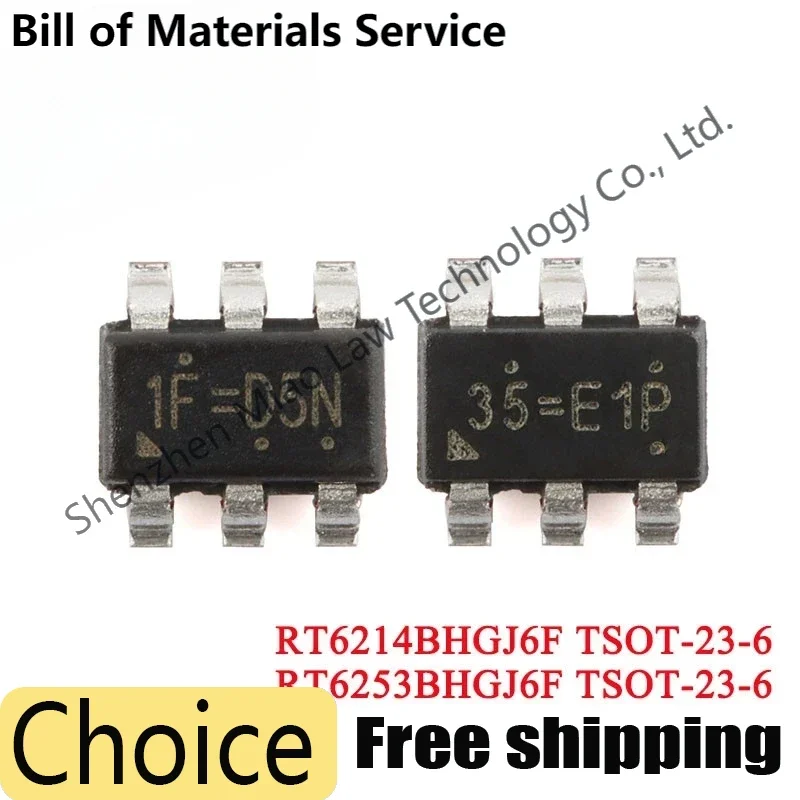 5pcs/lot RT6214 RT6214BHGJ6F 18V 1F D5N RT6253 RT6253BHGJ6F 17V 35 E1P TSOT-23-6 3A ACOT Buck Converter Chip IC Integrated Circu
5pcs/lot RT6214 RT6214BHGJ6F 18V 1F D5N RT6253 RT6253BHGJ6F 17V 35 E1P TSOT-23-6 3A ACOT Buck Converter Chip IC Integrated Circu