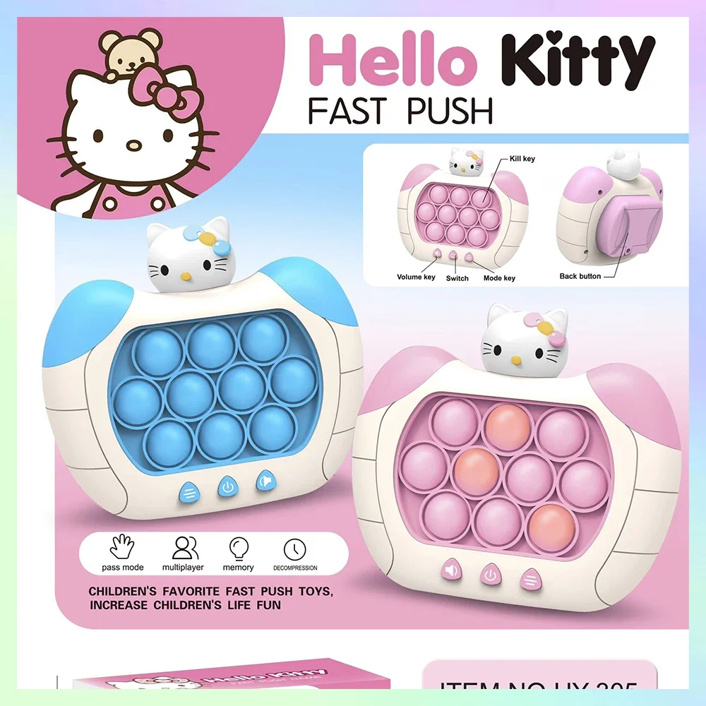 Аниме Sanrio Quick Push игровой автомат Hellokitty Cinnamoroll Kuromi decpress Обучающие Детские игрушки творческая игра-головоломка Рождественский подарок
Аниме Sanrio Quick Push игровой автомат Hellokitty Cinnamoroll Kuromi decpress Обучающие Детские игрушки творческая игра-головоломка Рождественский подарок