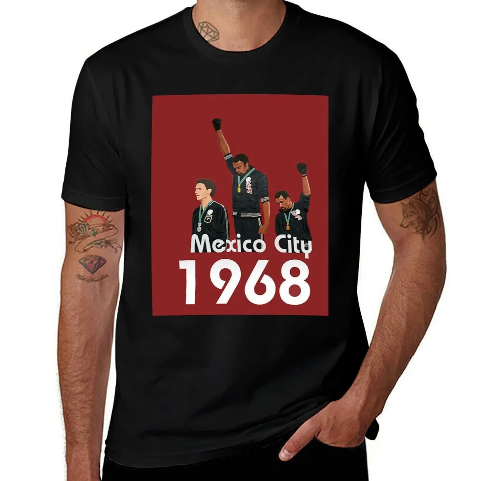 Tommie Smith and John Carlos T-Shirt Breathable Gym Short Sleeve T-Shirt
Tommie Smith and John Carlos T-Shirt Breathable Gym Short Sleeve T-Shirt