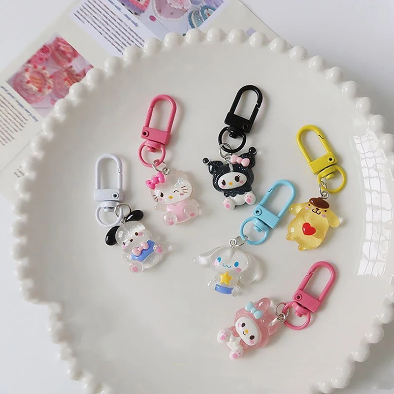 Sanrio Anime My Melody Bag Keychain Cartoon Cinnamonroll Cute Car Keyring Portable Pendant Decoration Accessories
Sanrio Anime My Melody Bag Keychain Cartoon Cinnamonroll Cute Car Keyring Portable Pendant Decoration Accessories