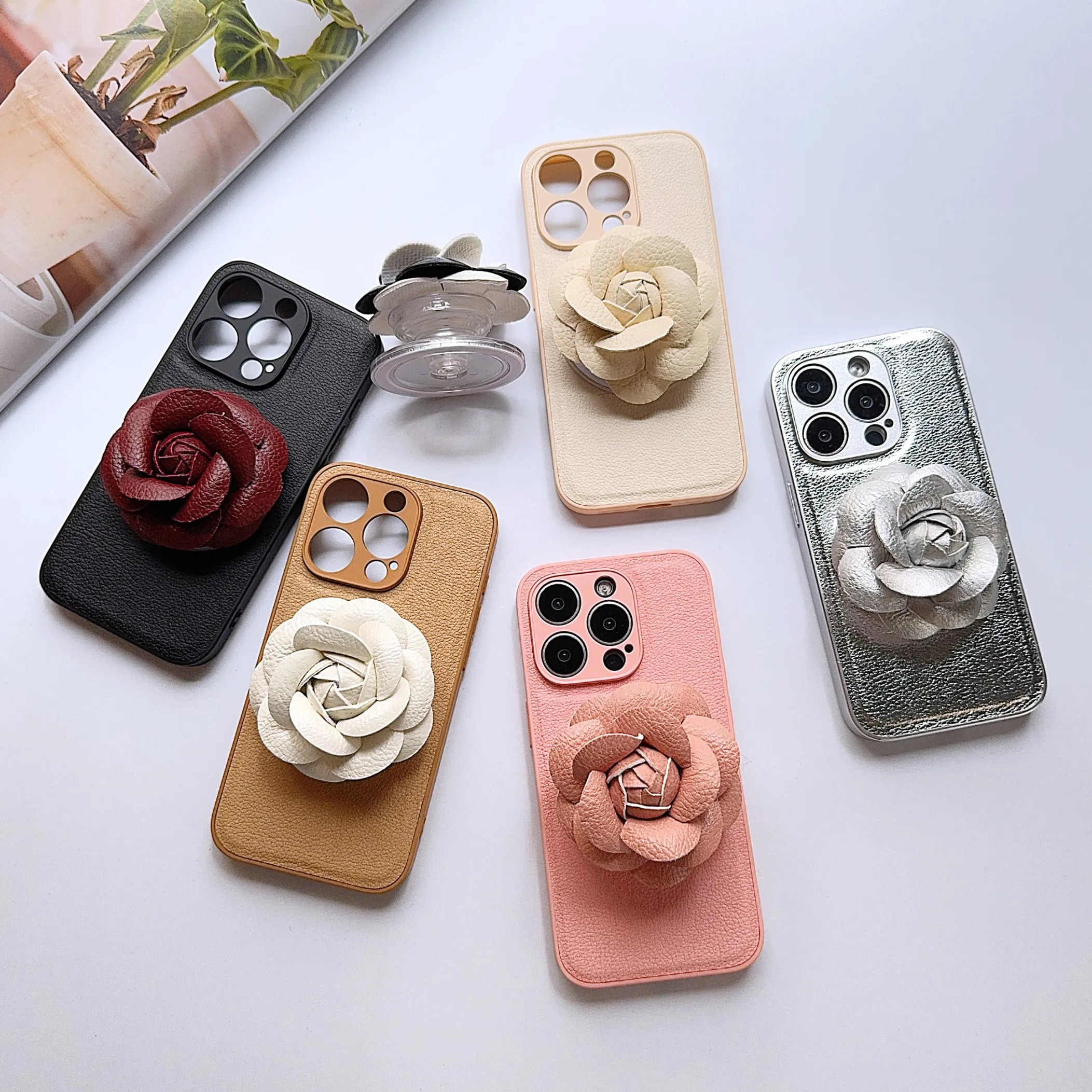 3D flower Magnetic suction bracket PU leather Case for iPhone 16 15 14 Phone Cover 15 14 13 Pro MAX Hard Shockproof Back Funda
3D flower Magnetic suction bracket PU leather Case for iPhone 16 15 14 Phone Cover 15 14 13 Pro MAX Hard Shockproof Back Funda