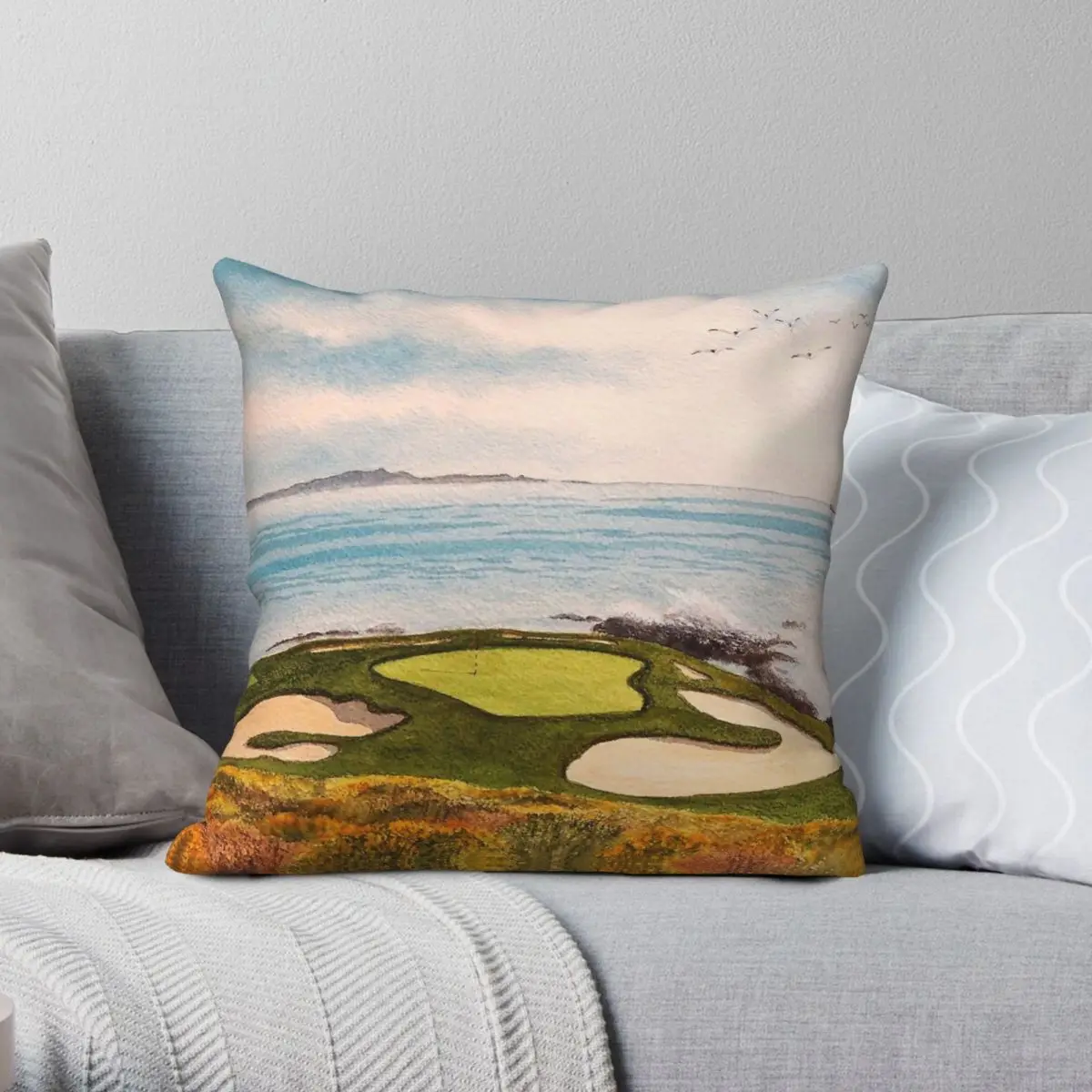 Pebble Beach Golf Course Hole 7 Square Pillowcase Polyester Linen Velvet Pattern Zip Decor Home Cushion Case
Pebble Beach Golf Course Hole 7 Square Pillowcase Polyester Linen Velvet Pattern Zip Decor Home Cushion Case