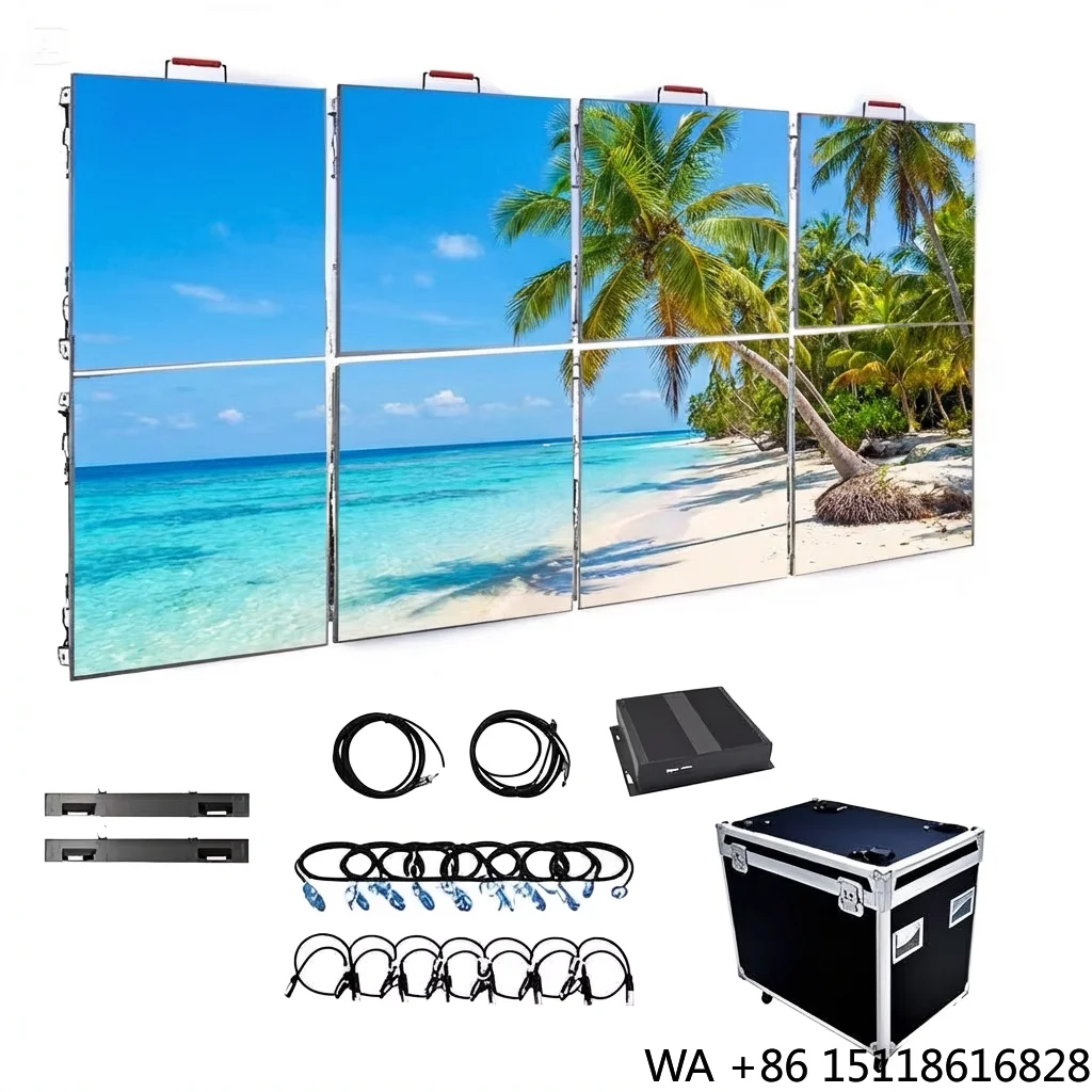 Outdoor High-resolution P4.81 Rental LED Wall for Concert Stage Background Wedding Party LED Display Screen
Outdoor High-resolution P4.81 Rental LED Wall for Concert Stage Background Wedding Party LED Display Screen