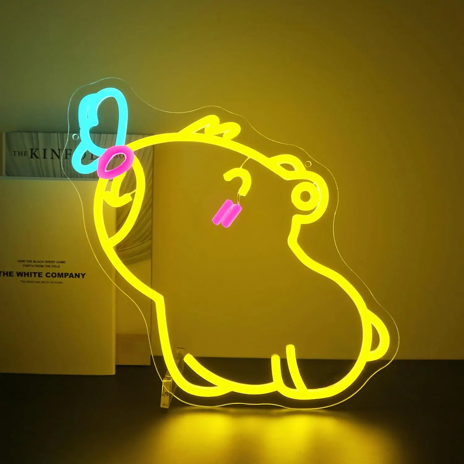 Cute Neon Wall Sign Dimmable Capybara Neon Lights for Kids Bedroom Caffee Shop Home Club Decor Aesthetics Draw Birthday Gifts
Cute Neon Wall Sign Dimmable Capybara Neon Lights for Kids Bedroom Caffee Shop Home Club Decor Aesthetics Draw Birthday Gifts