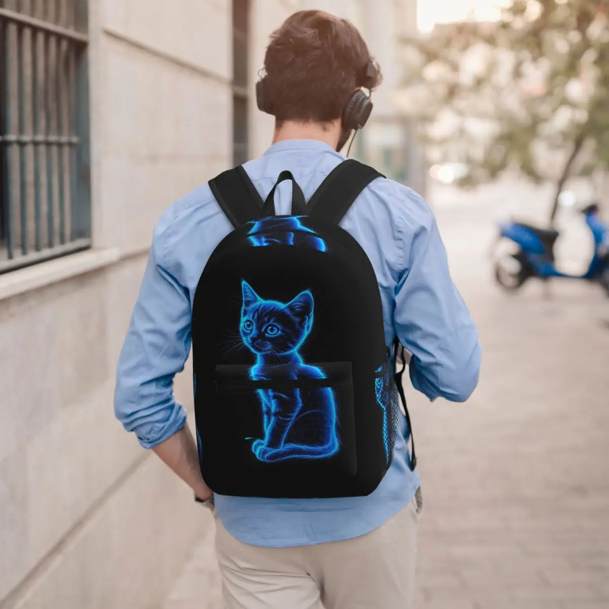 Glowing Cat Kitten Design Backpack Student BookBag Kids School Bag Laptop Shoulder Bags for Men Women
Glowing Cat Kitten Design Backpack Student BookBag Kids School Bag Laptop Shoulder Bags for Men Women
