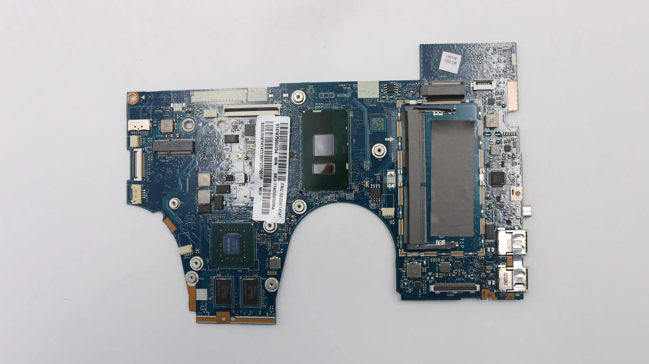 5B20M14141 For Lenovo ideapad Yoga 710-14IKB Laptop Motherboard GPU 2GB I7-7500 Processor 100% Full Tested
5B20M14141 For Lenovo ideapad Yoga 710-14IKB Laptop Motherboard GPU 2GB I7-7500 Processor 100% Full Tested