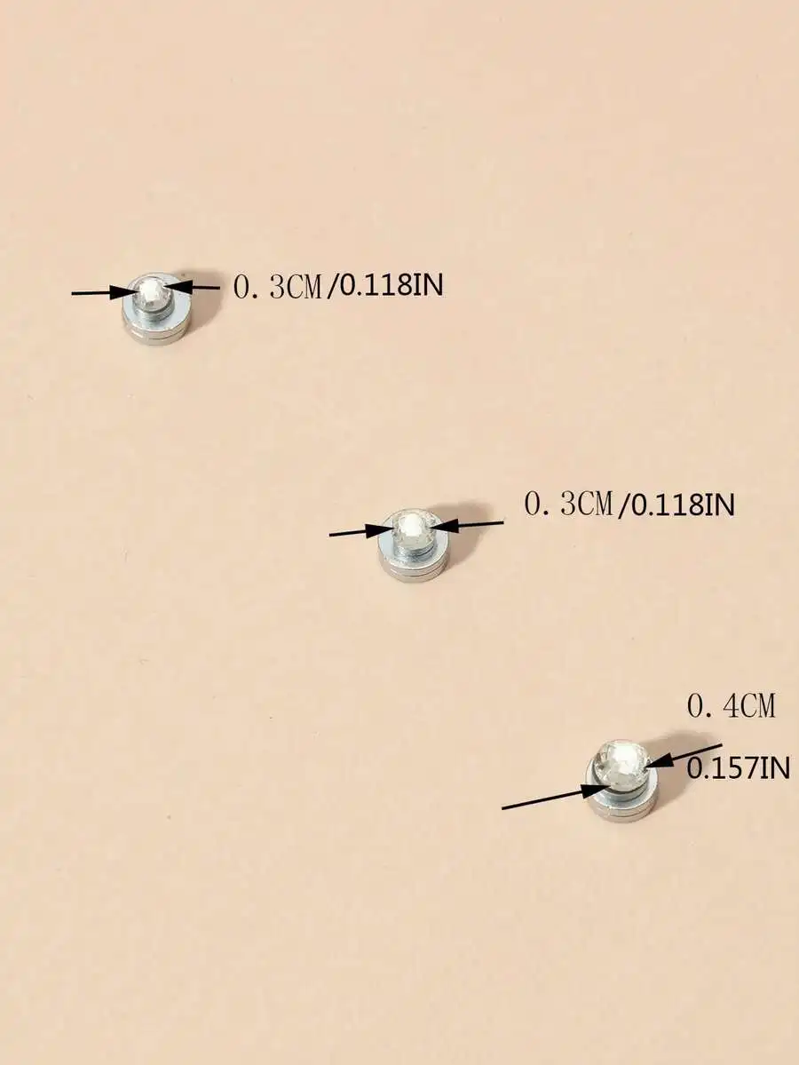 6pcs Minimalist Daily Wear Magnetic Faux Earring Studs
6pcs Minimalist Daily Wear Magnetic Faux Earring Studs