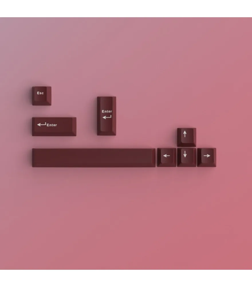 Keycap Ham Crimson Keycap 8 Keys Supplement Original Height PBT Two-Color Injection Molding Process
Keycap Ham Crimson Keycap 8 Keys Supplement Original Height PBT Two-Color Injection Molding Process
