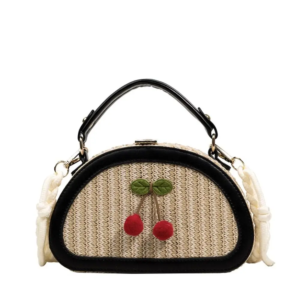 Casual Straw Woven Shoulder Bags Cherry Pattern Small Fresh Crossbody Bag Cell Phone Purse Ladies Handbags
Casual Straw Woven Shoulder Bags Cherry Pattern Small Fresh Crossbody Bag Cell Phone Purse Ladies Handbags