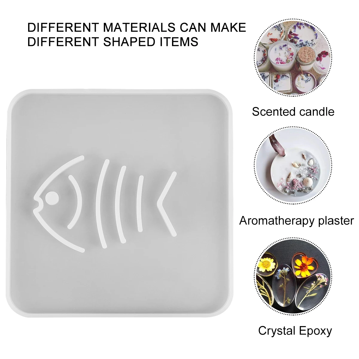 Crystal Epoxy Mold Easy to Use DIY Cup Mat Fish Bone Table Decoration Silica Gel
Crystal Epoxy Mold Easy to Use DIY Cup Mat Fish Bone Table Decoration Silica Gel