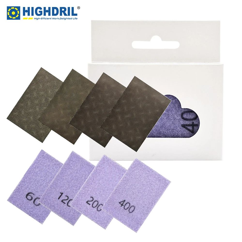 HIGHDRIL 4pcs/set Diamond Hand Polishing Pads Grit60-400 Tile Glass Granite Marble Wave-shaped Detachable Electroplated Hand Pad
HIGHDRIL 4pcs/set Diamond Hand Polishing Pads Grit60-400 Tile Glass Granite Marble Wave-shaped Detachable Electroplated Hand Pad