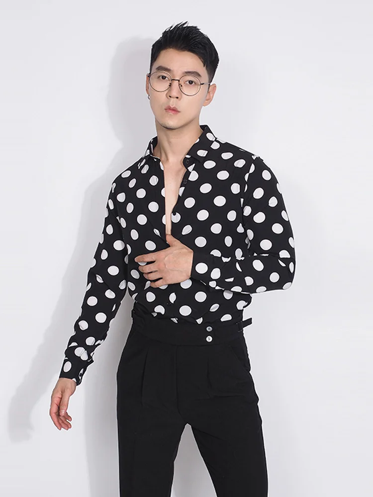 European Style Men's No-Iron Smooth Dot Pattern Long Sleeve Sharp Collar Slim Fit Anti-Wrinkle Fashionable Stretch Shirt
European Style Men's No-Iron Smooth Dot Pattern Long Sleeve Sharp Collar Slim Fit Anti-Wrinkle Fashionable Stretch Shirt