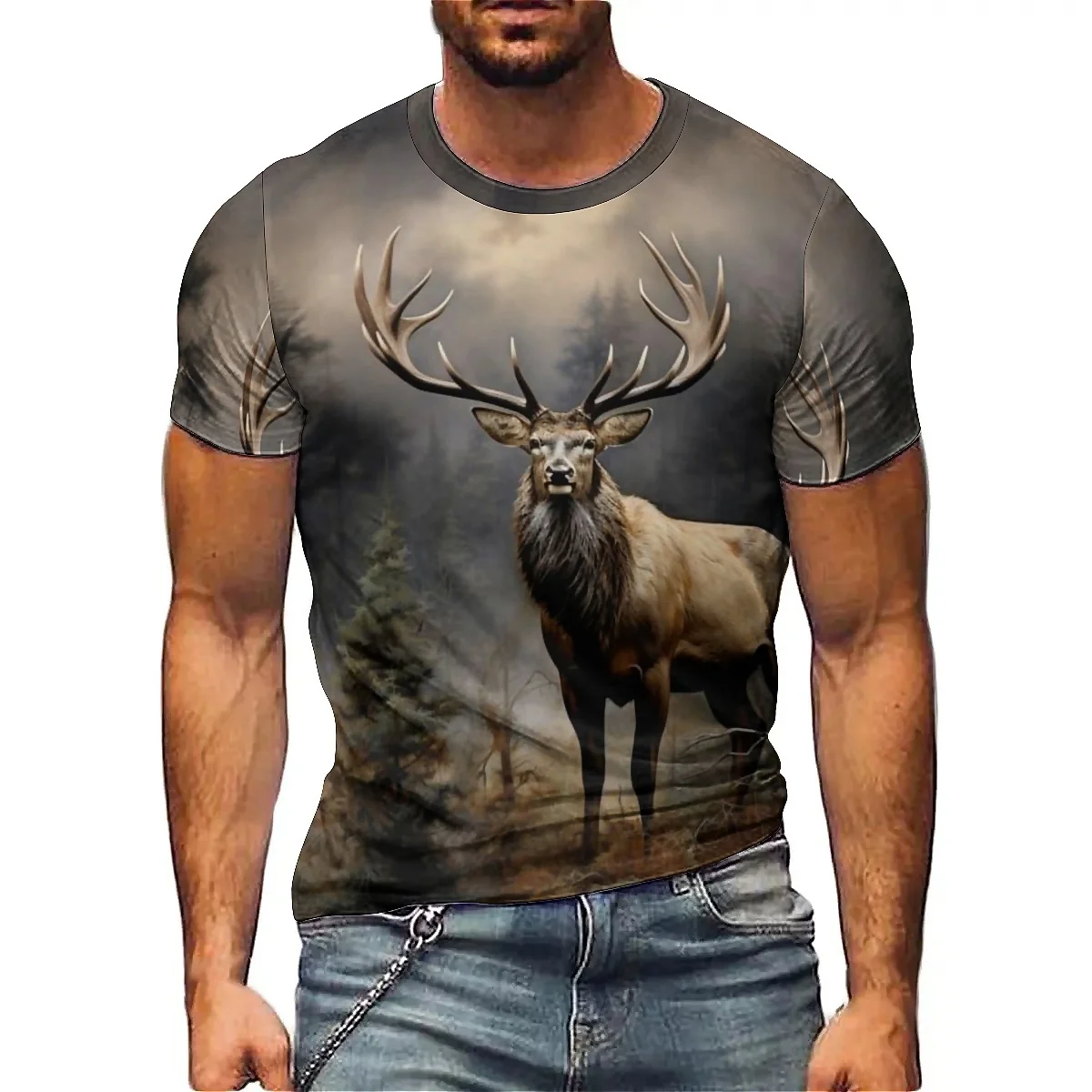 Summer Beach Bold Print Men's 3D Printed Short-Sleeve T-Shirt - Shirt Style, Men's Top
Summer Beach Bold Print Men's 3D Printed Short-Sleeve T-Shirt - Shirt Style, Men's Top
