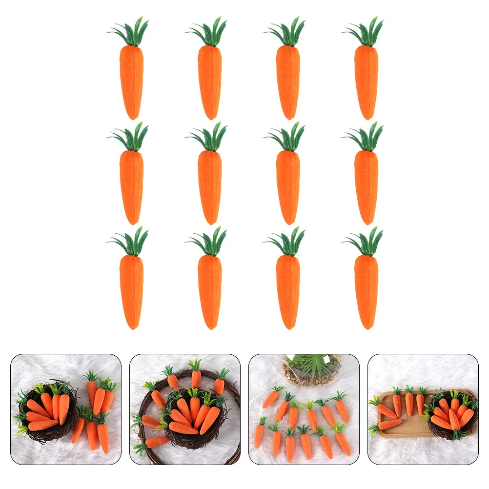 12 Pcs Simulated Carrot Decorations High Realism Easter Party Essentials Foam Vegetable naments Craft Fake Carrot
12 Pcs Simulated Carrot Decorations High Realism Easter Party Essentials Foam Vegetable naments Craft Fake Carrot
