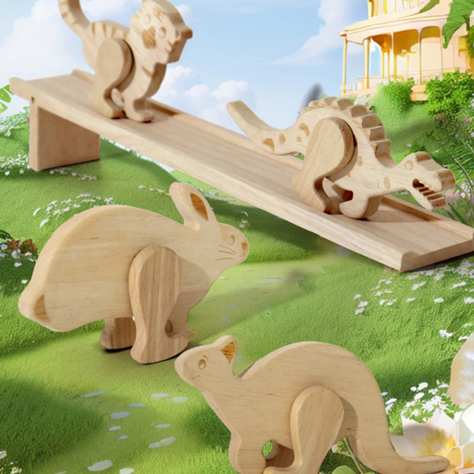 Slope Non Powered Walking Toy Office Science Decompression Toys Wooden Animal Inertia Plaything Cartoon Inertia Fun for Children
Slope Non Powered Walking Toy Office Science Decompression Toys Wooden Animal Inertia Plaything Cartoon Inertia Fun for Children