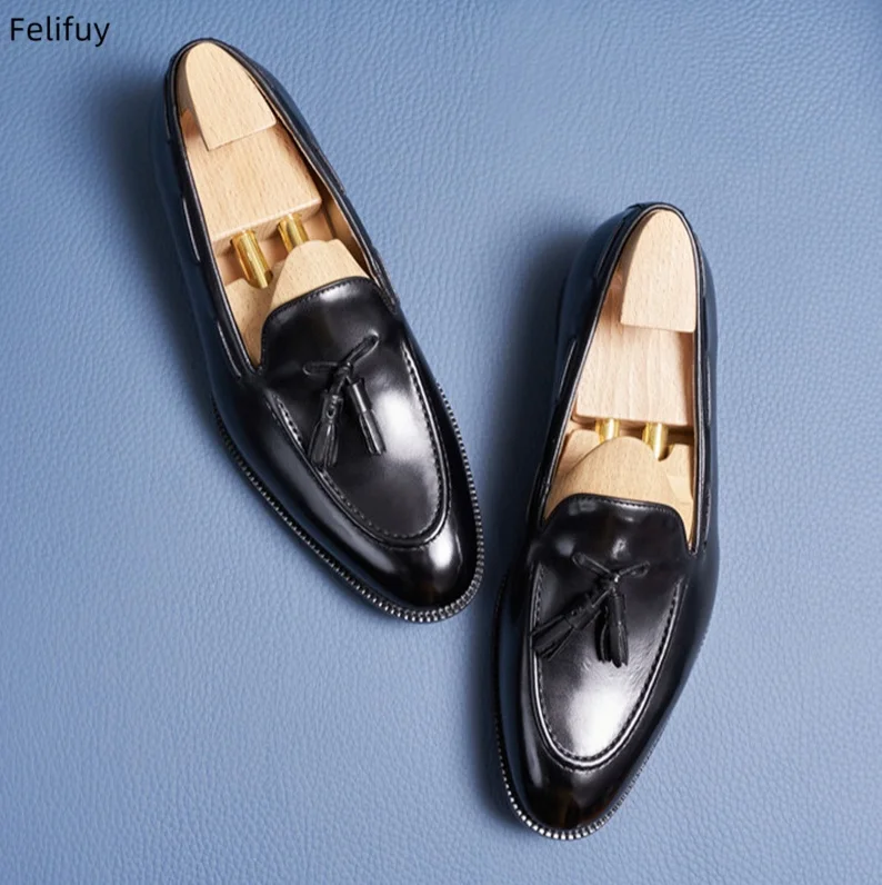 New Classic Men's Casual Loafers Driving Shoes Moccasin Fashion Male Comfortable Real Leather Shoes Men Lazy Tassel Dress Shoes
New Classic Men's Casual Loafers Driving Shoes Moccasin Fashion Male Comfortable Real Leather Shoes Men Lazy Tassel Dress Shoes