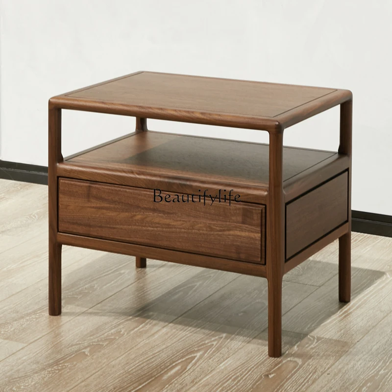 North America Black Walnut Living Room Sofa Side Table Home Nordic Bedside Table
North America Black Walnut Living Room Sofa Side Table Home Nordic Bedside Table