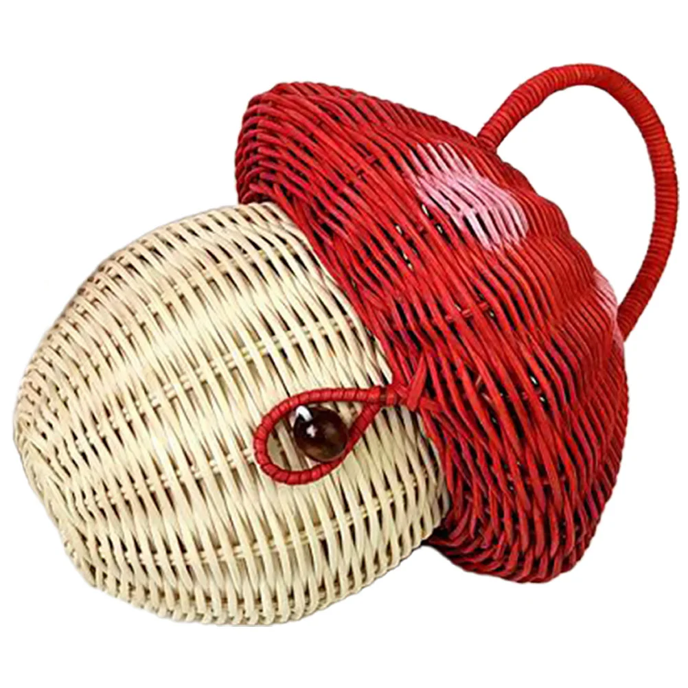 Mushroom Storage Basket Baskets Costume Woven Funny Rattan Hand for Kids Girl Handbag Travel
Mushroom Storage Basket Baskets Costume Woven Funny Rattan Hand for Kids Girl Handbag Travel