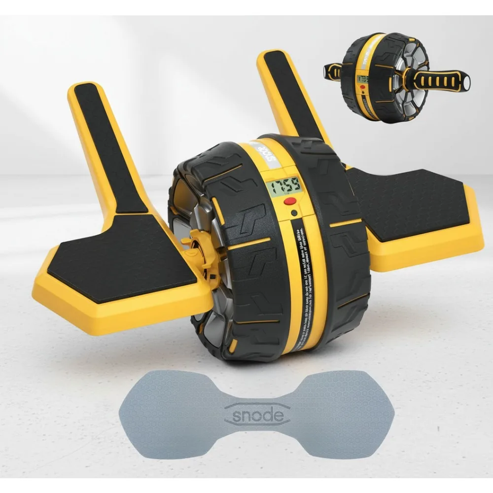 Ab Roller Wheel with Elbow Support, 3-Level Resistance, Dual Mode Core Trainer, Automatic Rebound System for Home Gym Workout
Ab Roller Wheel with Elbow Support, 3-Level Resistance, Dual Mode Core Trainer, Automatic Rebound System for Home Gym Workout