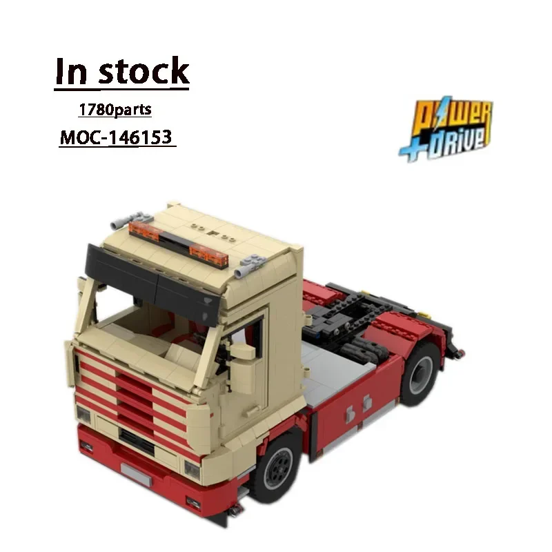 MOC-146153 New Electric RC Cargo Transport R400 V8 Truck Building Block Model 1780 Parts Birthday Toys for Boys and Children
MOC-146153 New Electric RC Cargo Transport R400 V8 Truck Building Block Model 1780 Parts Birthday Toys for Boys and Children