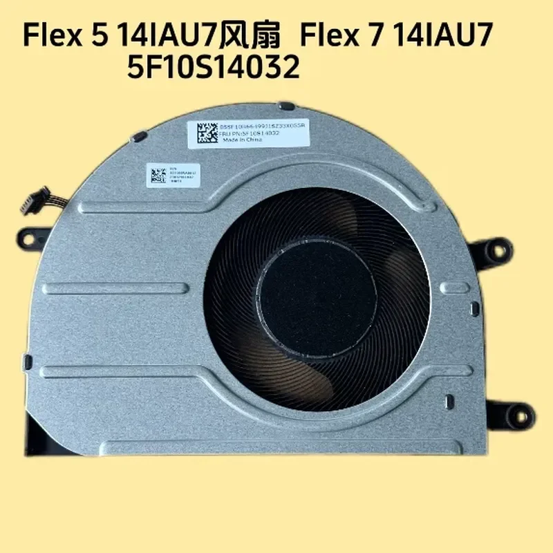 Fan for Lenovo IdeaPad Flex 5 14IAU7 Flex 7 14IAU7 5F10S14032
Fan for Lenovo IdeaPad Flex 5 14IAU7 Flex 7 14IAU7 5F10S14032