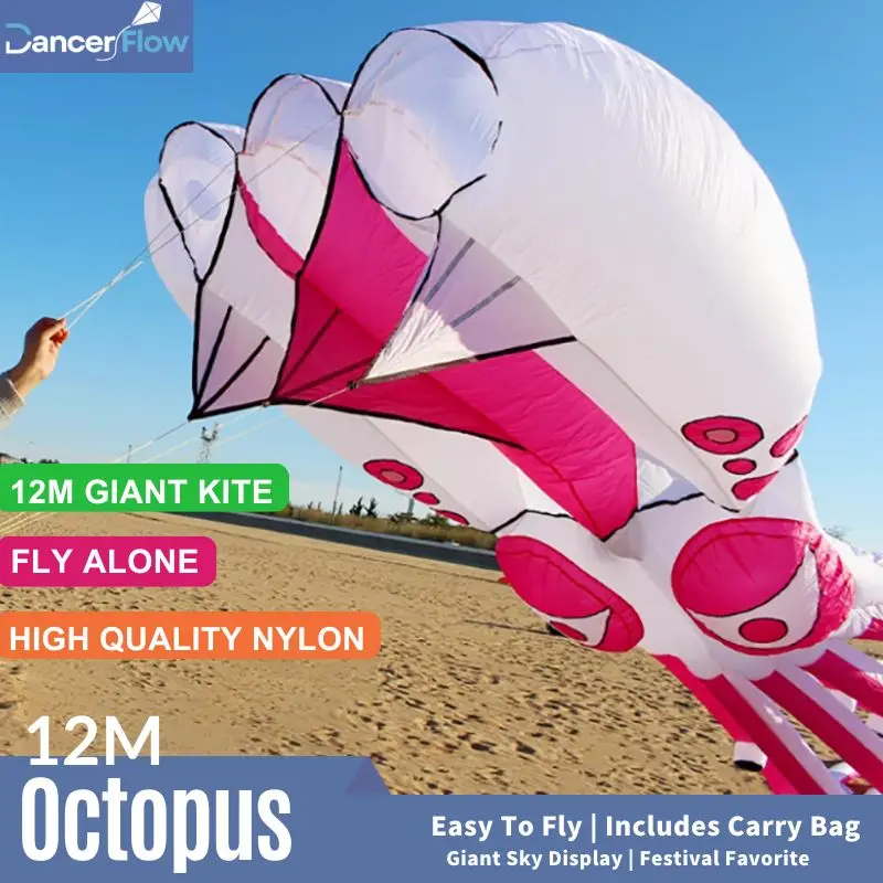 Outdoor Giant MLS 12m Octopus Soft Kite Nylon Display Kite for Adults
Outdoor Giant MLS 12m Octopus Soft Kite Nylon Display Kite for Adults