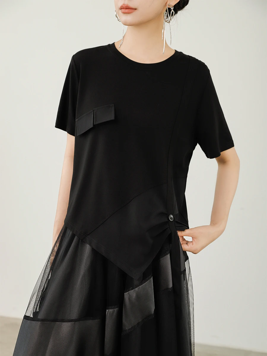 Модный асимметричный летний топ для женщин, трендовый дизайн, стильный топ DianThia
Модный асимметричный летний топ для женщин, трендовый дизайн, стильный топ DianThia