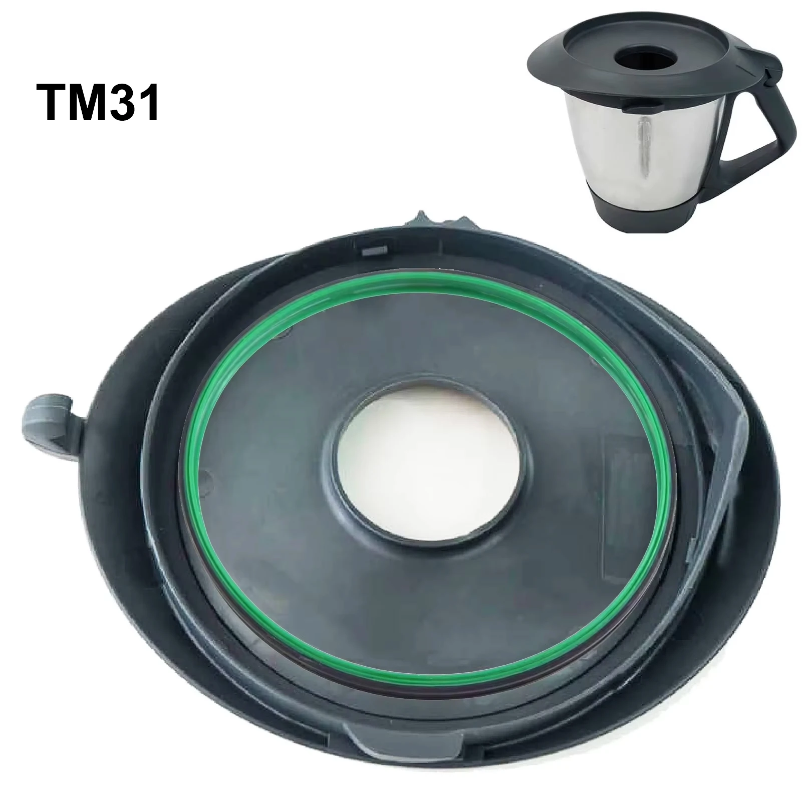Sealed Pot Lid Cover with Sealing Ring, Replacement Mixing Pot Top Compatible with Thermomix TM31 Blender
Sealed Pot Lid Cover with Sealing Ring, Replacement Mixing Pot Top Compatible with Thermomix TM31 Blender
