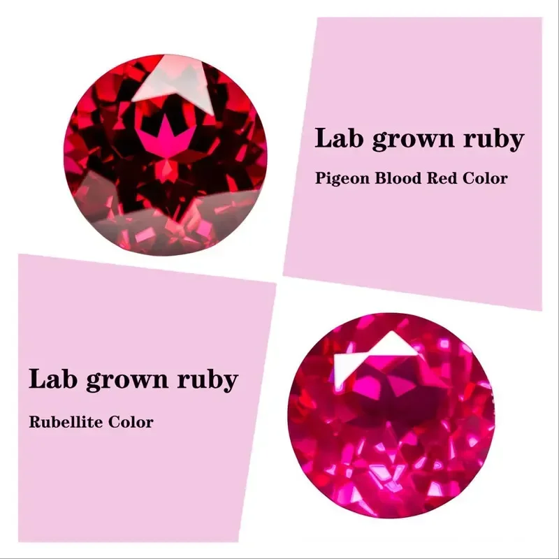 Round Shape Pigeon Blood Red Rubellite Color Lab Grown Ruby Charm Beads for Diy Jewelry Making Rings Materials with Certificate
Round Shape Pigeon Blood Red Rubellite Color Lab Grown Ruby Charm Beads for Diy Jewelry Making Rings Materials with Certificate