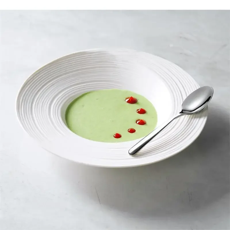 Ceramic Fruit Salad Plate Soup Basin Straw Hat Vegetable Bowl Home Kitchen Round Solid Color Tableware Snack Desserts Tray
Ceramic Fruit Salad Plate Soup Basin Straw Hat Vegetable Bowl Home Kitchen Round Solid Color Tableware Snack Desserts Tray