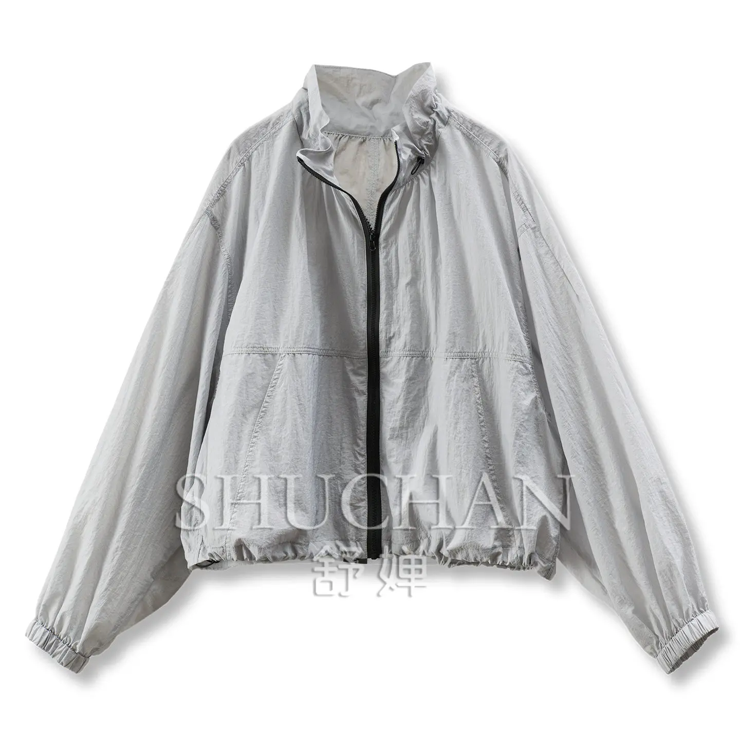 Thin Summer Jacket High-quality Light and Loose Stand-up Collar Sunshade Jacket Women's 70L1
Thin Summer Jacket High-quality Light and Loose Stand-up Collar Sunshade Jacket Women's 70L1