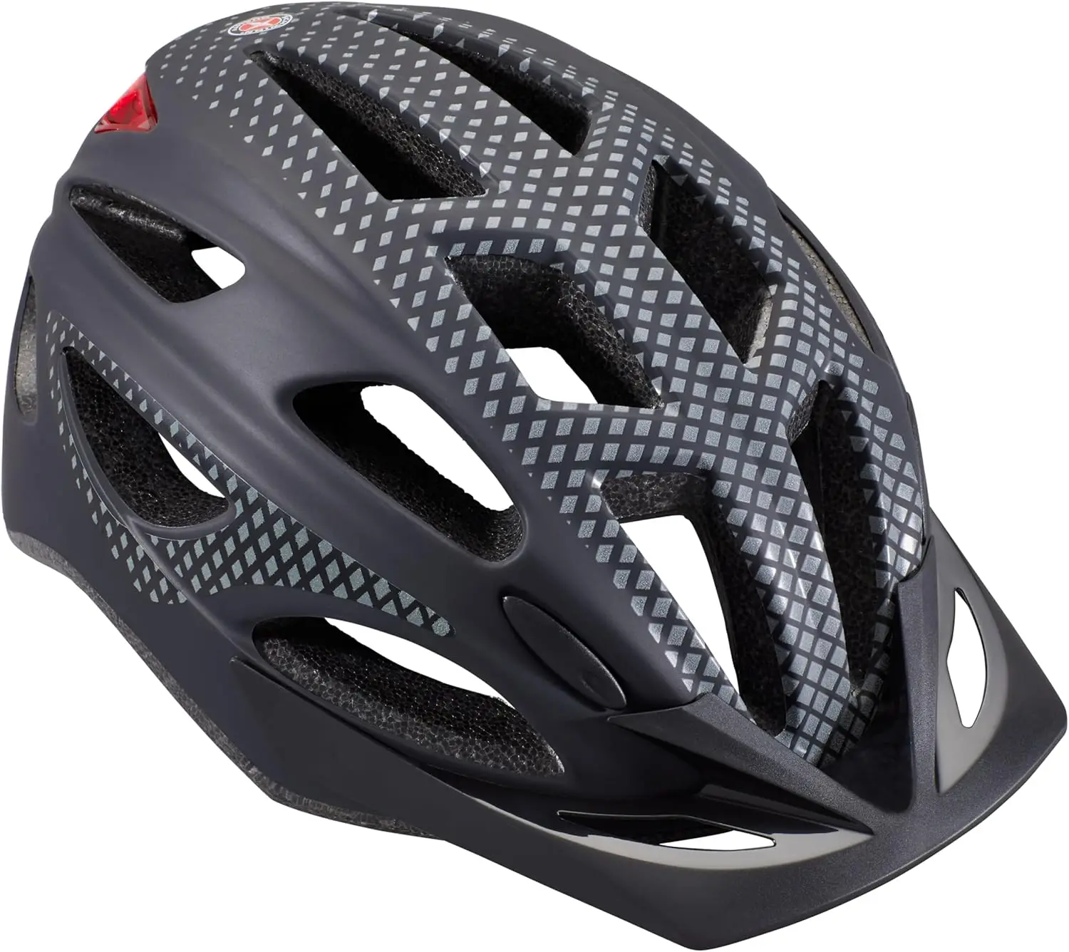 Lighted Bike Helmet, 58-62cm, LED Rear Light, Reflective Strips, Adjustable Dial, 17 Vents, Removable Visor
Lighted Bike Helmet, 58-62cm, LED Rear Light, Reflective Strips, Adjustable Dial, 17 Vents, Removable Visor