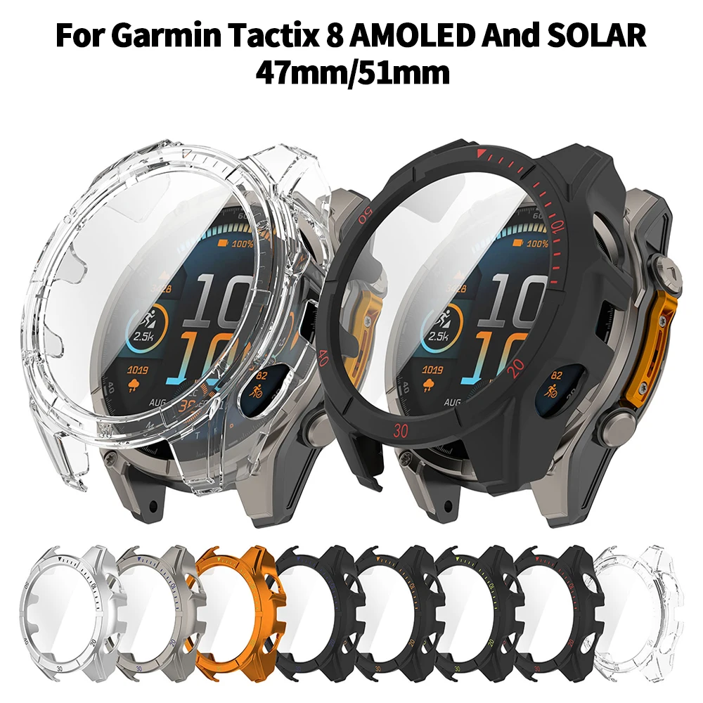 PC+Glass Case For Garmin Tactix 8 51mm 47mm Case Smart Watch Protective Bumper Cover Glass Screen Protector Film
PC+Glass Case For Garmin Tactix 8 51mm 47mm Case Smart Watch Protective Bumper Cover Glass Screen Protector Film