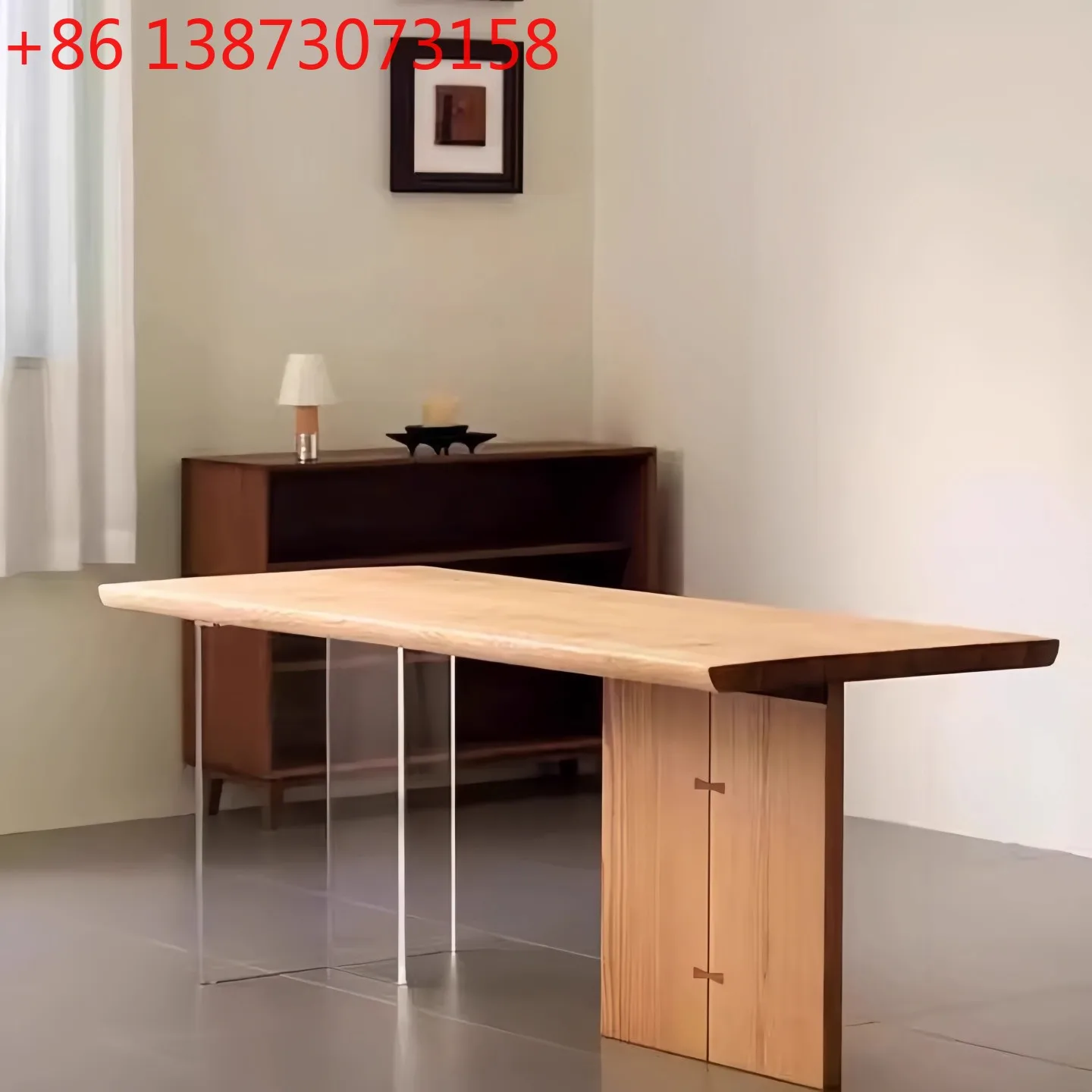 Чайный столик из скандинавского бревна, обеденный стол и стулья из цельного дерева, простой акриловый большой стол из ясеня
Чайный столик из скандинавского бревна, обеденный стол и стулья из цельного дерева, простой акриловый большой стол из ясеня