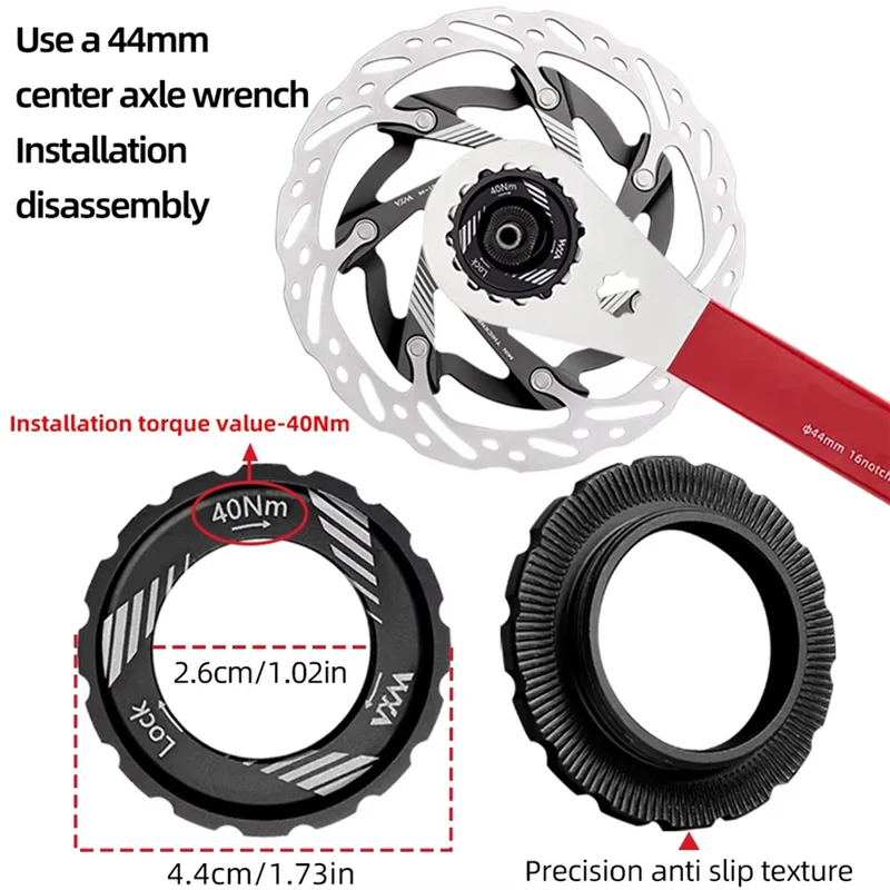 RTENTE-Aluminum Alloy 140Mm Center Lock Rotor For Road Bikes, With Anti-Slip And Superior Heat Dissipation Features
RTENTE-Aluminum Alloy 140Mm Center Lock Rotor For Road Bikes, With Anti-Slip And Superior Heat Dissipation Features